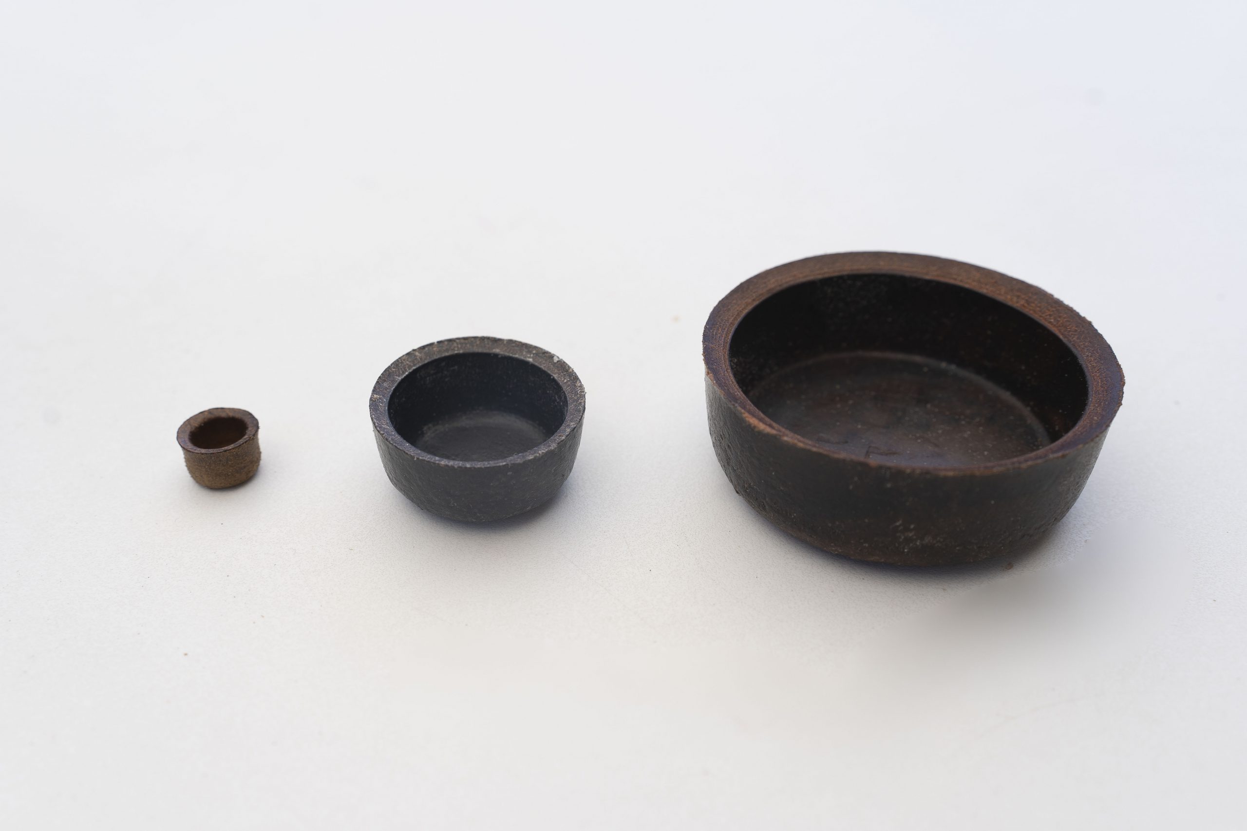 Cuirs emboutis forme calotte